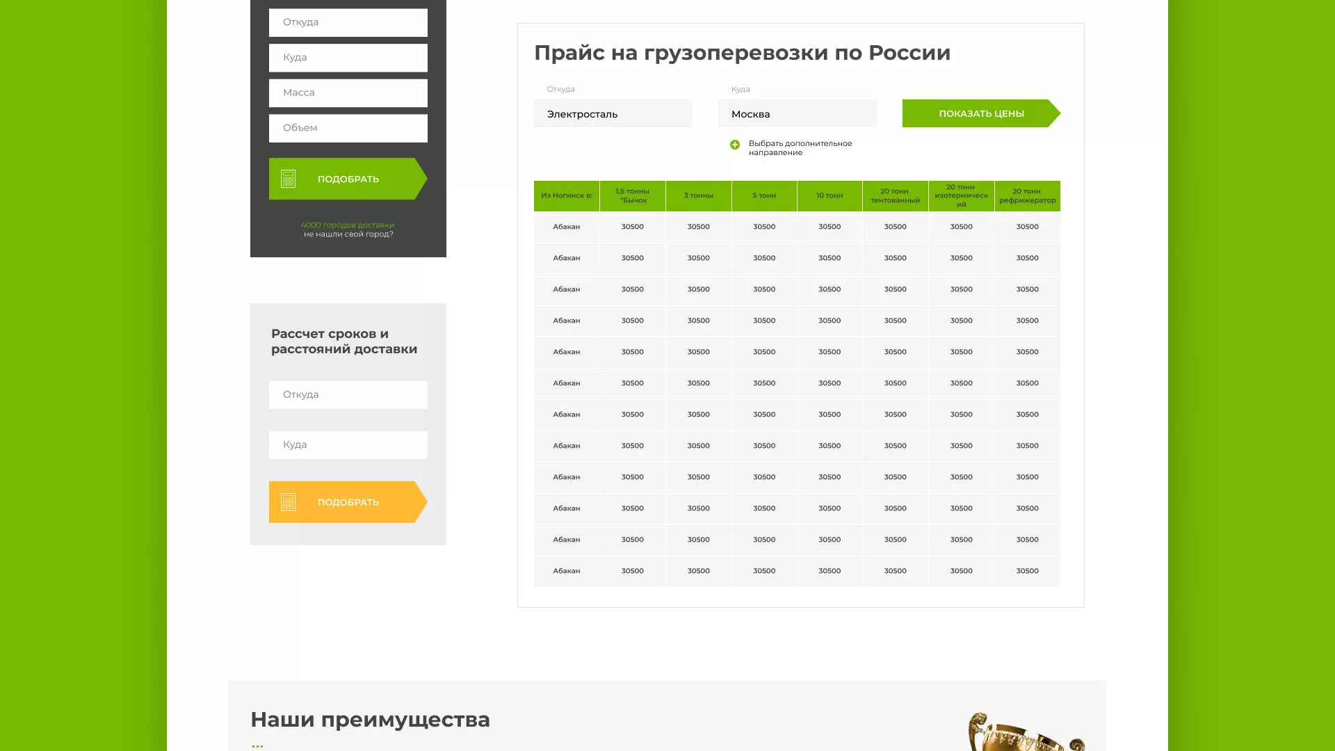 Разработка логотипа и сайта компании «Инком-Логистика» в Шахтах