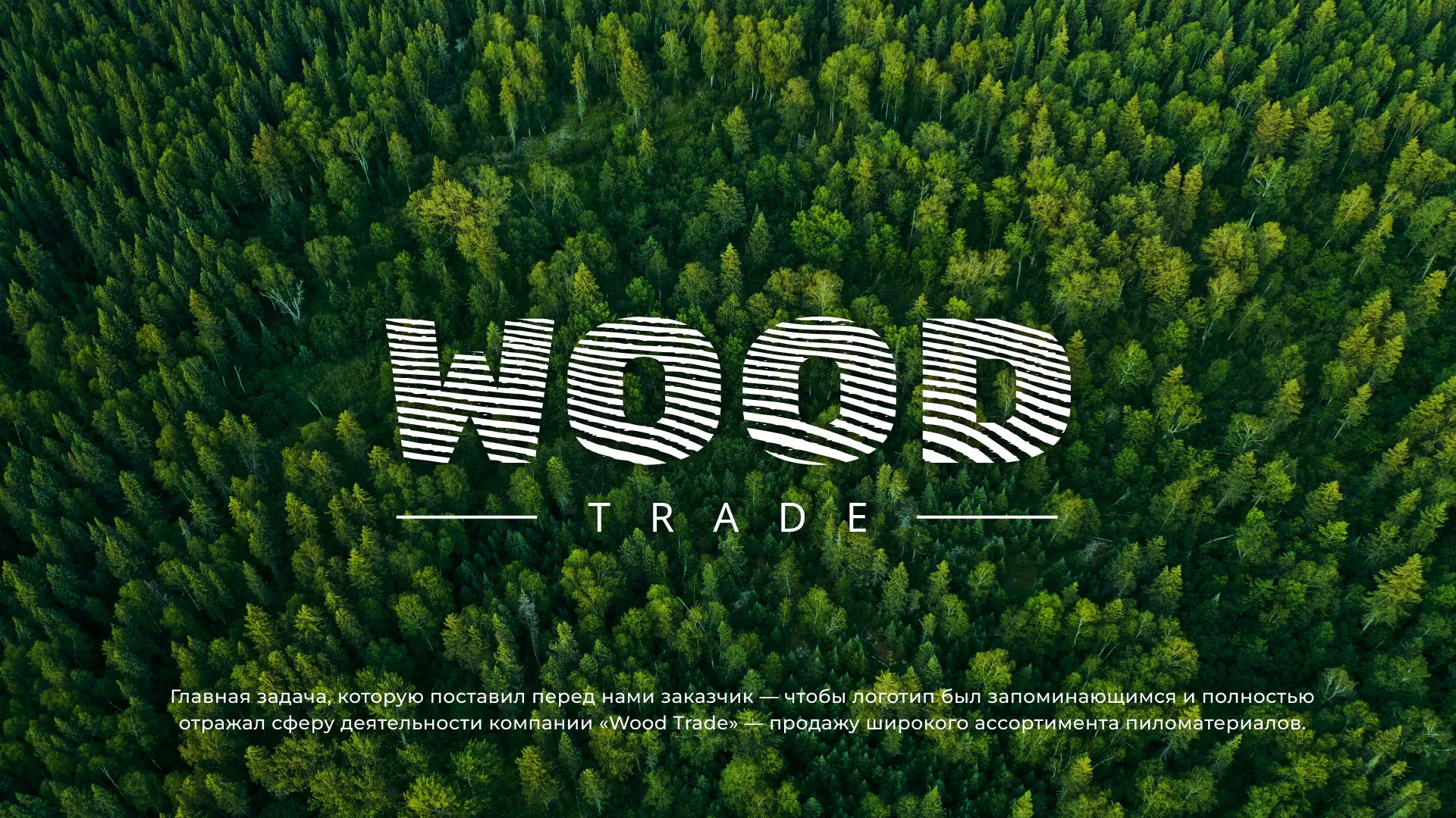 Разработка логотипа для компании «Wood Trade» в Шахтах