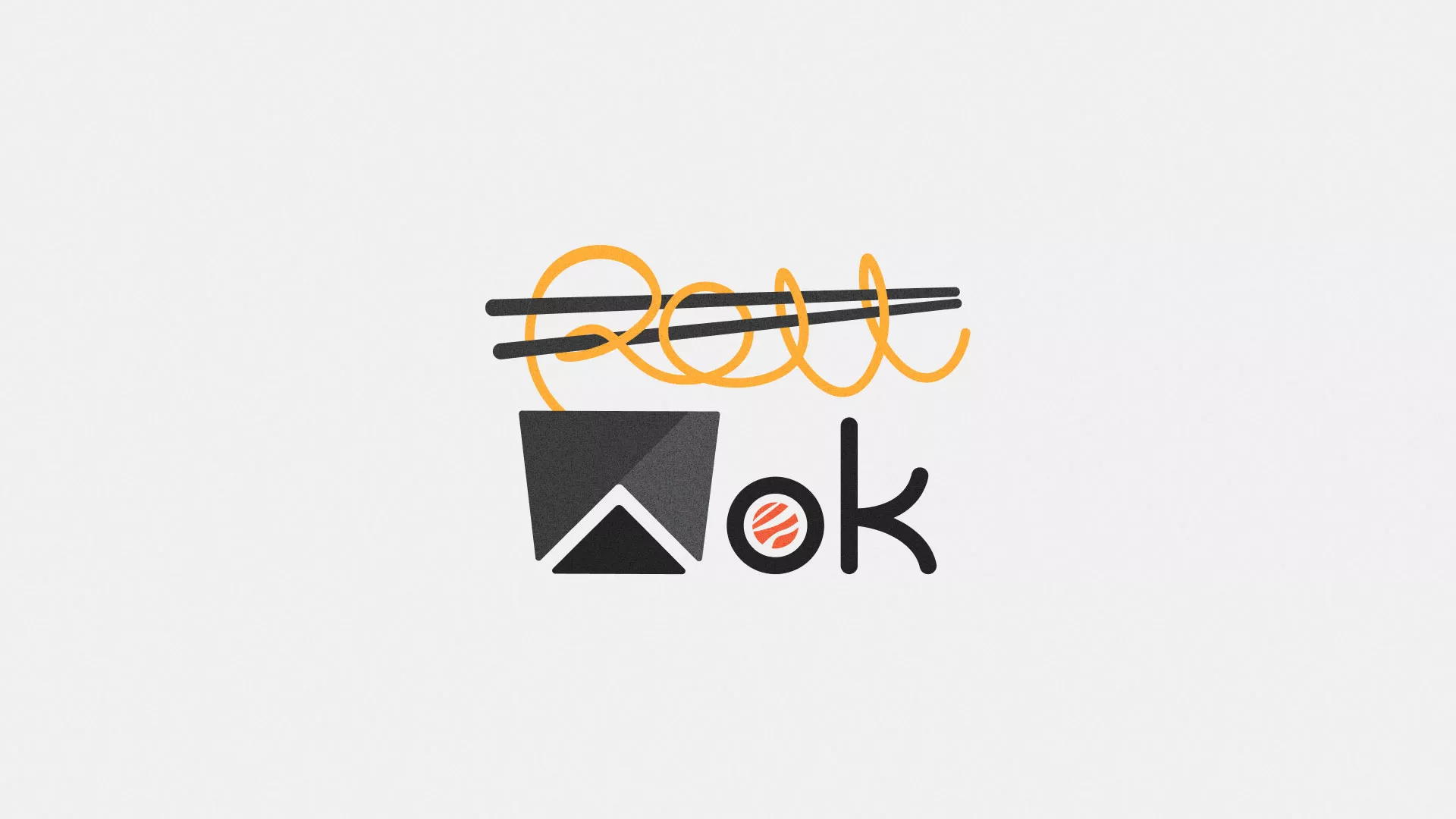 Разработка логотипа в Шахтах для суши-бара «Roll Wok Club» Разработка логотипа в Шахтах для суши-бара «Roll Wok Club»